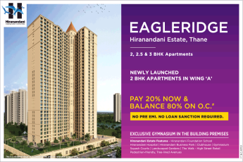 Hiranandani Eagleridge newly launched 2 bhk apartment in Wing A in Mumbai
